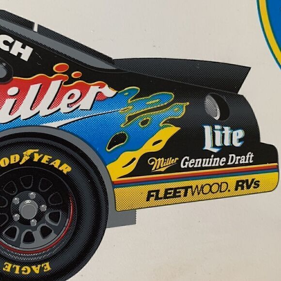 ‎Vintage NASCAR Rusty Wallace garage pass sign license plate - Picture 7 of 8